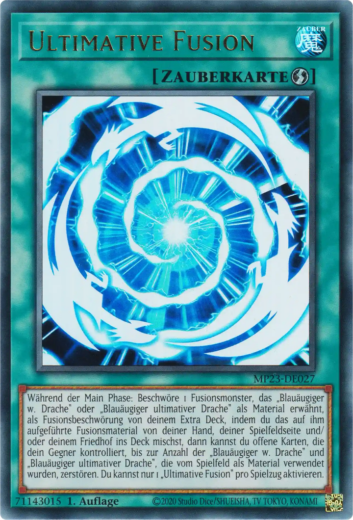 Ultimative Fusion Yu-Gi-Oh! Karte MP23-DE027 Ultra Rare