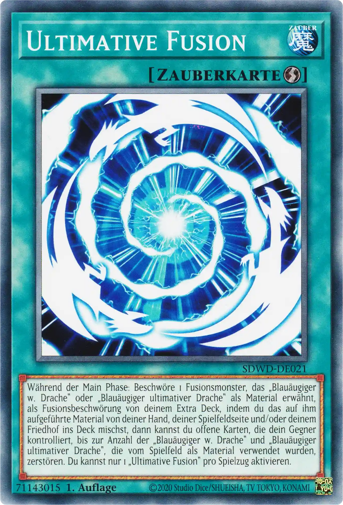 Ultimative Fusion Yu-Gi-Oh! Karte SDWD-DE021 Common