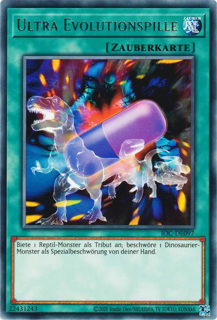 Ultra Evolutionspille Yu-Gi-Oh! Karte IOC-DE097 Common