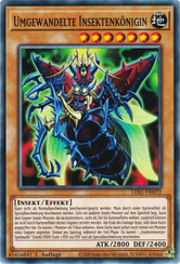 Umgewandelte Insektenkönigin Yu-Gi-Oh! Karte LDS1-DE072 Common