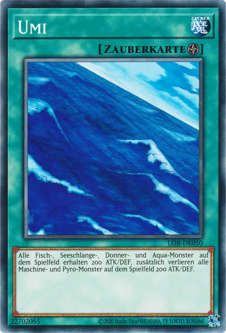 Umi Yu-Gi-Oh! Karte LOB-DE050 Common