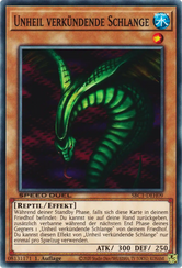 Unheil verkündende Schlange Yu-Gi-Oh! Karte SBC1-DEH09 Common