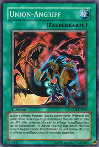 Union-Angriff Yu-Gi-Oh! Karte LODT-DE093 Super Rare