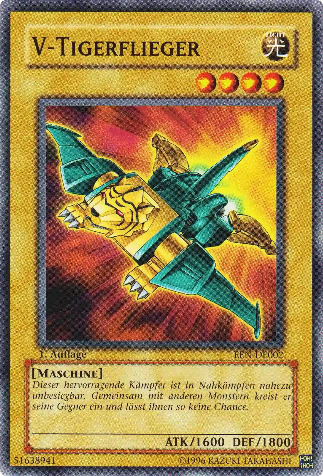 V-Tigerflieger Yu-Gi-Oh! Karte EEN-DE002 Common