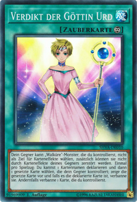 Verdikt der Göttin Urd Yu-Gi-Oh! Karte SHVA-DE010 Super Rare