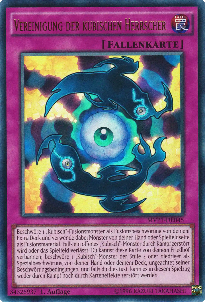 Vereinigung der kubischen Herrscher Yu-Gi-Oh! Karte MVP1-DE045 Ultra Rare