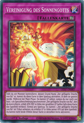 Vereinigung des Sonnengotts Yu-Gi-Oh! Karte LED7-DE007 Rare