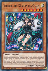 Verlockende Königin des Chaos Yu-Gi-Oh! Karte ROTA-DE011 Common