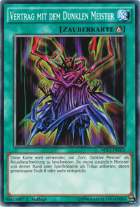 Vertrag mit dem Dunklen Meister Yu-Gi-Oh! Karte MIL1-DE021 Common