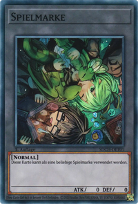 Verzaubererin-Spielmarke Yu-Gi-Oh! Karte SDCH-DET01 Super Rare