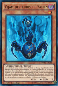 Vijam der kubische Samen Yu-Gi-Oh! Karte MVP1-DE032 Ultra Rare