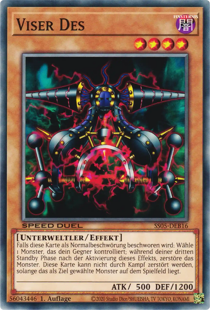 Viser Des Yu-Gi-Oh! Karte SS05-DEB16 Common