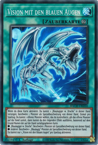 Vision mit den blauen Augen Yu-Gi-Oh! Karte BACH-DE050 Super Rare