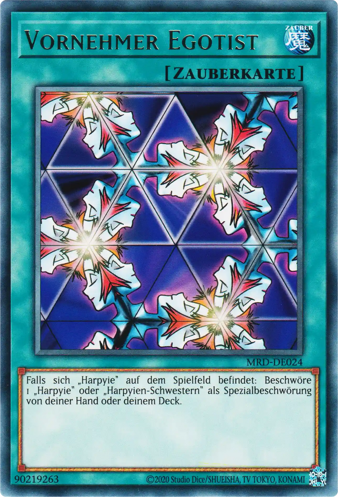 Vornehmer Egotist Yu-Gi-Oh! Karte MRD-DE024 Common