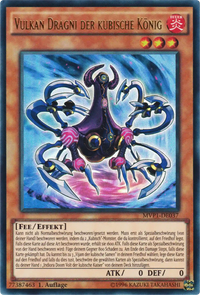 Vulkan Dragni der kubische König Yu-Gi-Oh! Karte MVP1-DE037 Ultra Rare