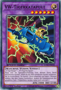 VW-Tigerkatapult Yu-Gi-Oh! Karte SGX1-DEC22 Common