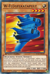 W-Flügelkatapult Yu-Gi-Oh! Karte SGX1-DEC09 Common