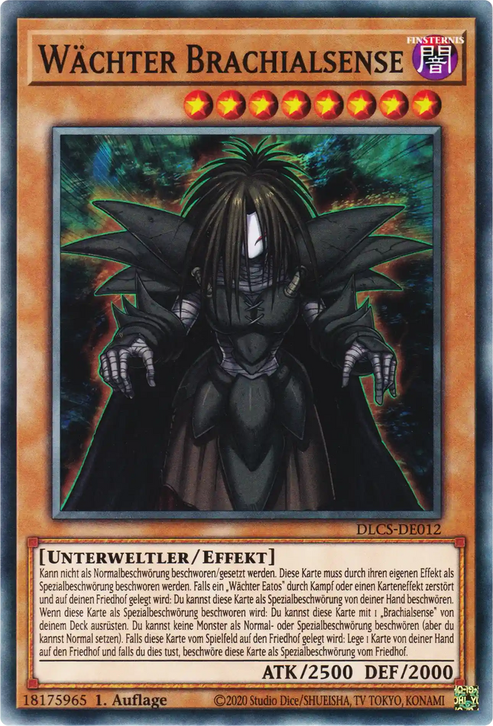 Wächter Brachialsense Yu-Gi-Oh! Karte DLCS-DE012 Common