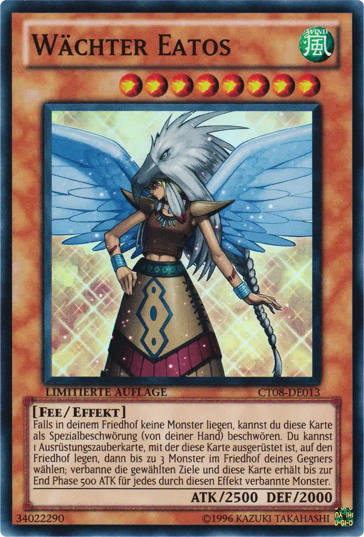Wächter Eatos Yu-Gi-Oh! Karte CT08-DE013 Super Rare