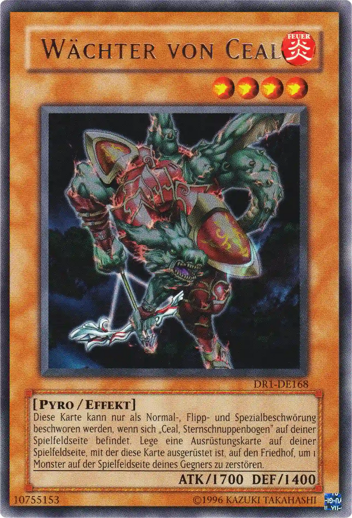 Wächter von Ceal Yu-Gi-Oh! Karte DR1-DE168 Rare