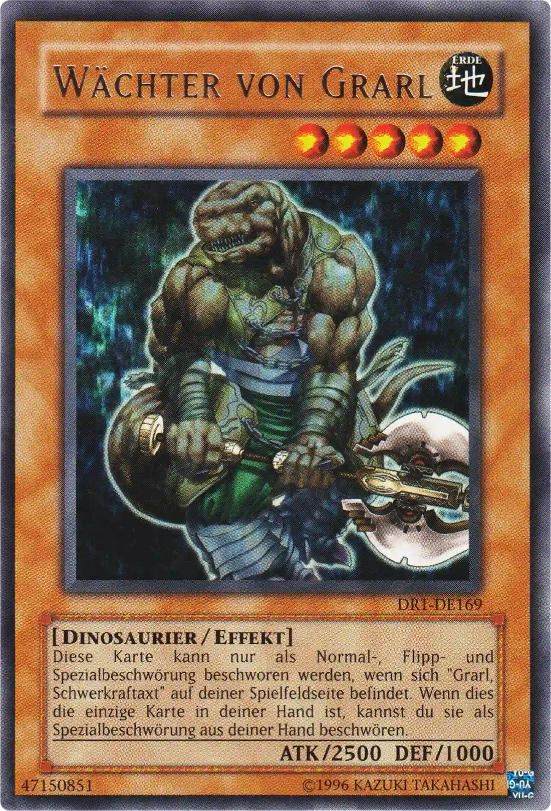 Wächter von Grarl Yu-Gi-Oh! Karte DR1-DE169 Rare