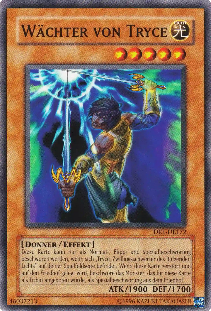 Wächter von Tryce Yu-Gi-Oh! Karte DR1-DE172 Common