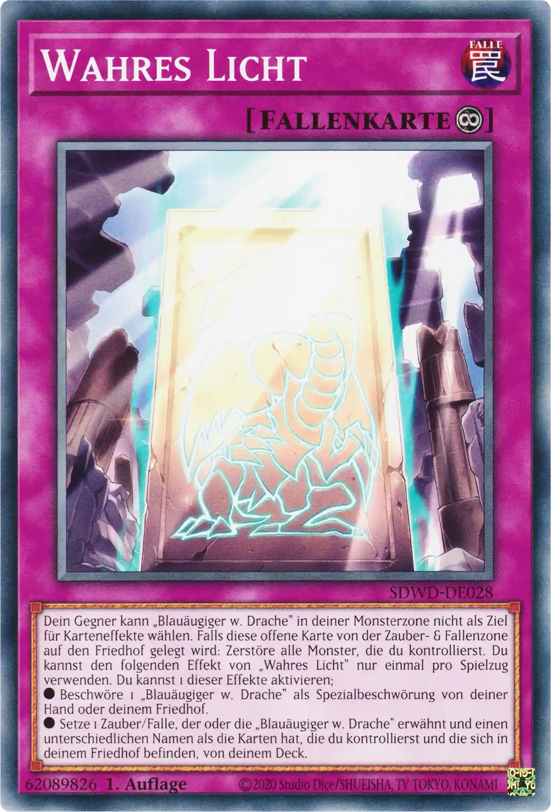 Wahres Licht Yu-Gi-Oh! Karte SDWD-DE028 Common