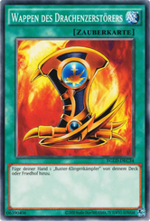 Wappen des Drachenzerstörers Yu-Gi-Oh! Karte YGLD-DEC34 Common
