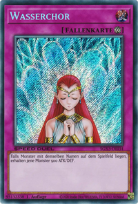 Wasserchor Yu-Gi-Oh! Karte SGX3-DEI34 Secret Rare