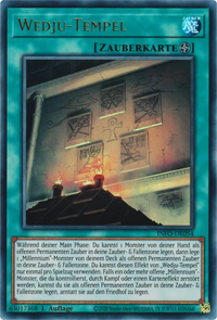 Wedju-Tempel Yu-Gi-Oh! Karte INFO-DE054 Ultra Rare