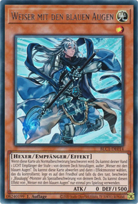 Weiser mit den blauen Augen Yu-Gi-Oh! Karte BLC1-DE014 Silver Ultra Rare
