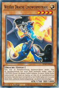 Weißer Drache Lindwurmstrahl Yu-Gi-Oh! Karte SDAZ-DE012 Common