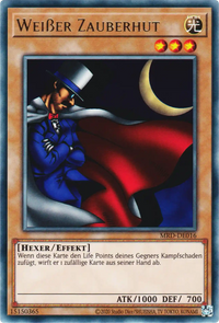 Weißer Zauberhut Yu-Gi-Oh! Karte MRD-DE016 Rare