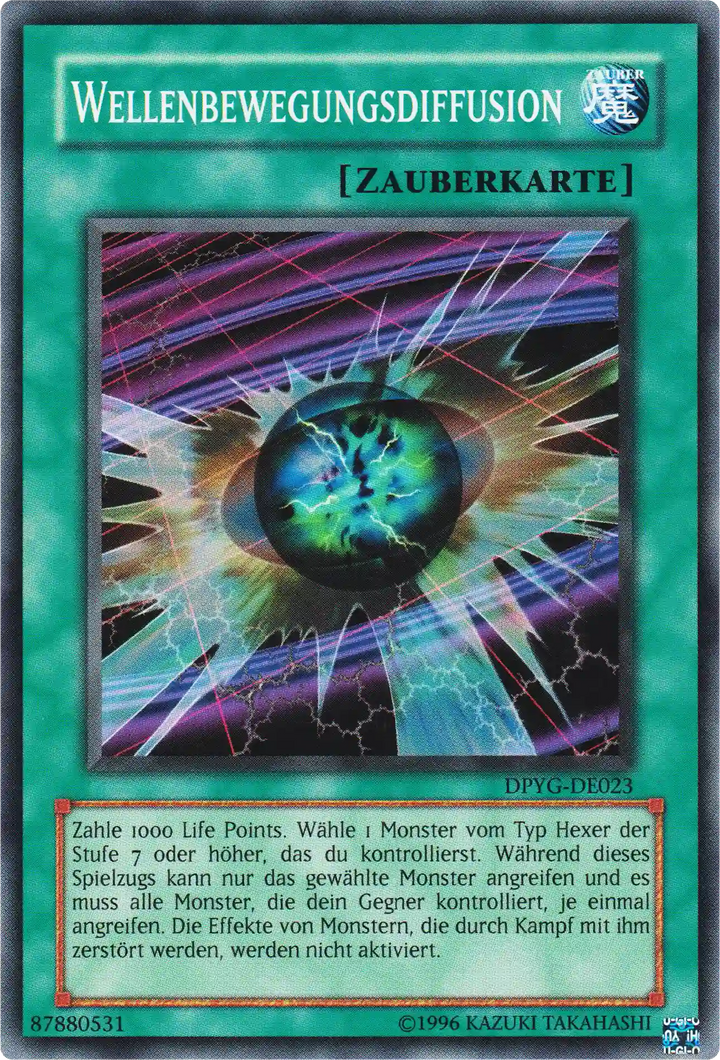 Wellenbewegungsdiffusion Yu-Gi-Oh! Karte DPYG-DE023 Common
