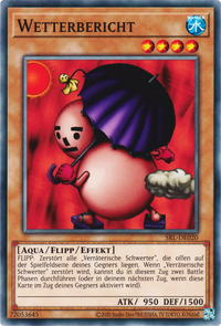 Wetterbericht Yu-Gi-Oh! Karte SRL-DE020 Common