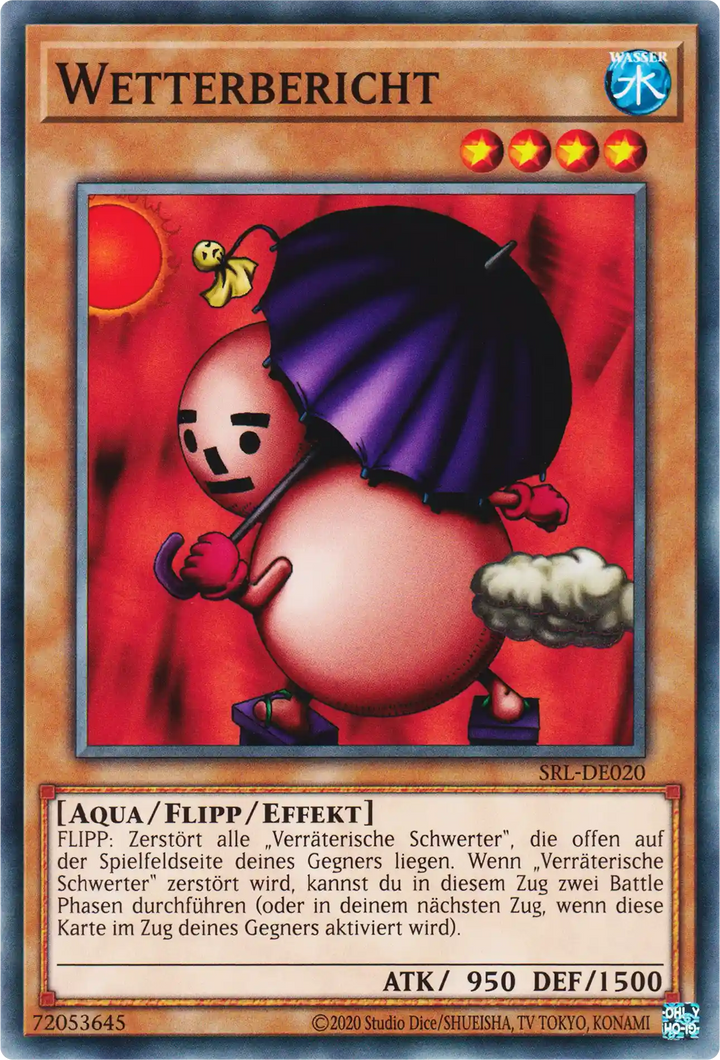 Wetterbericht Yu-Gi-Oh! Karte SRL-DE020 Common