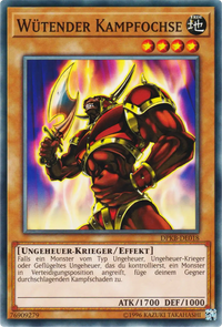 Wütender Kampfochse Yu-Gi-Oh! Karte DPKB-DE018 Common