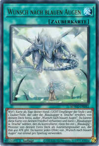 Wunsch nach blauen Augen Yu-Gi-Oh! Karte SDWD-DE042 Ultra Rare