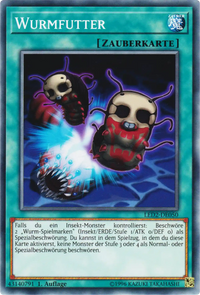 Wurmfutter Yu-Gi-Oh! Karte LED2-DE050 Common