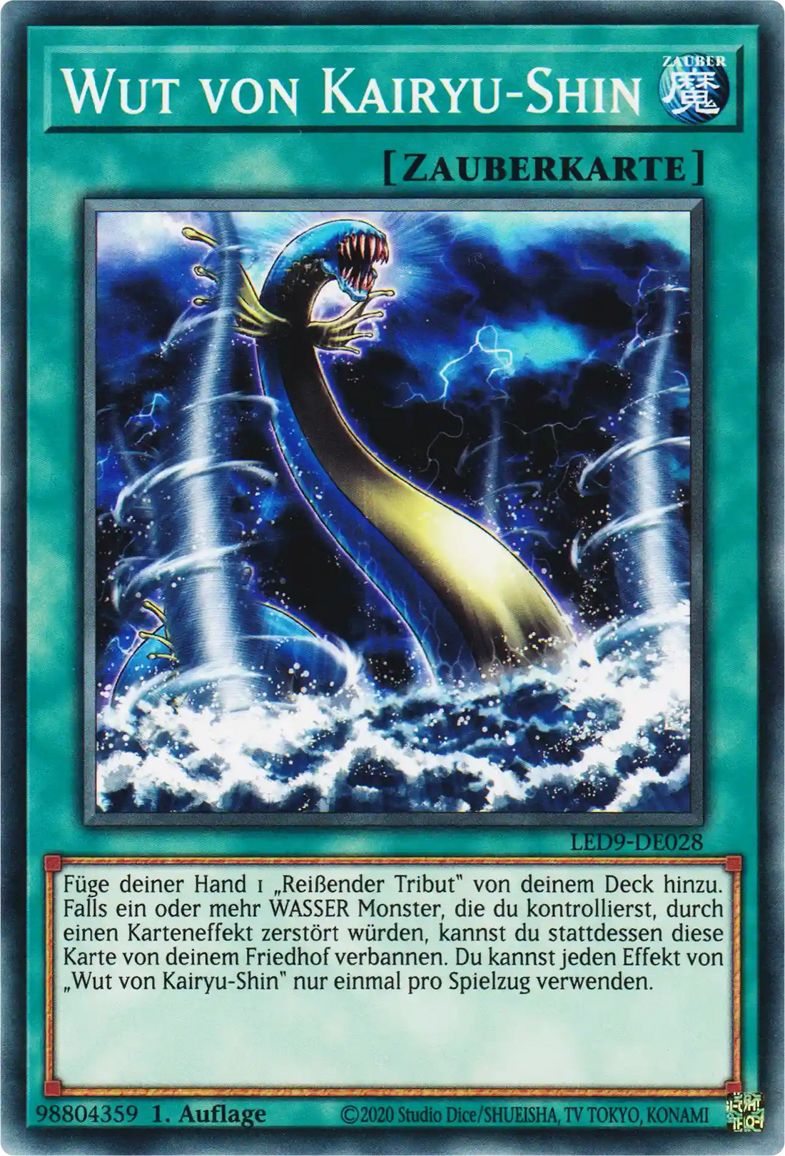 Wut von Kairyu-Shin Yu-Gi-Oh! Karte LED9-DE028 Common