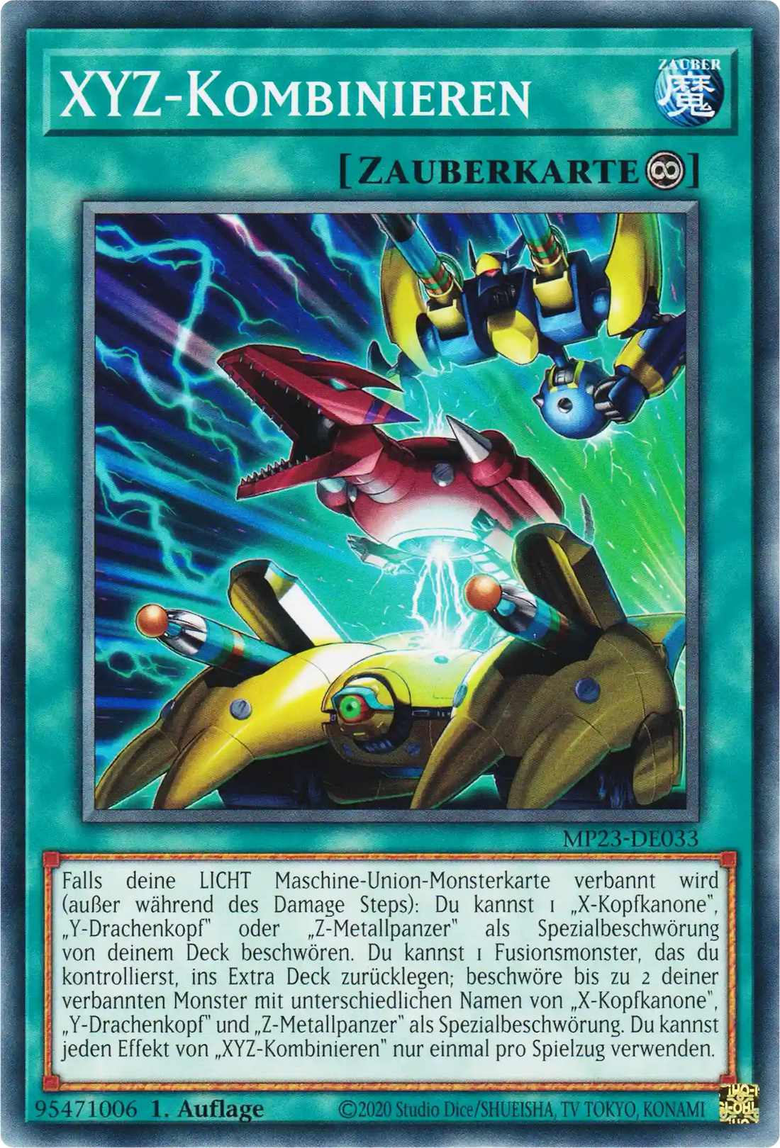 XYZ-Kombinieren Yu-Gi-Oh! Karte MP23-DE033 Common