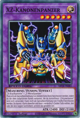 XZ-Kanonenpanzer Yu-Gi-Oh! Karte SBCB-DE085 Common