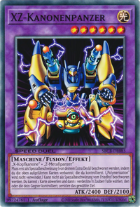 XZ-Kanonenpanzer Yu-Gi-Oh! Karte SBCB-DE085 Common