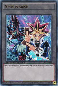 Yugi Muto & Dunkler Magier Spielmarke Yu-Gi-Oh! Karte LDK2-DET01 Ultra Rare