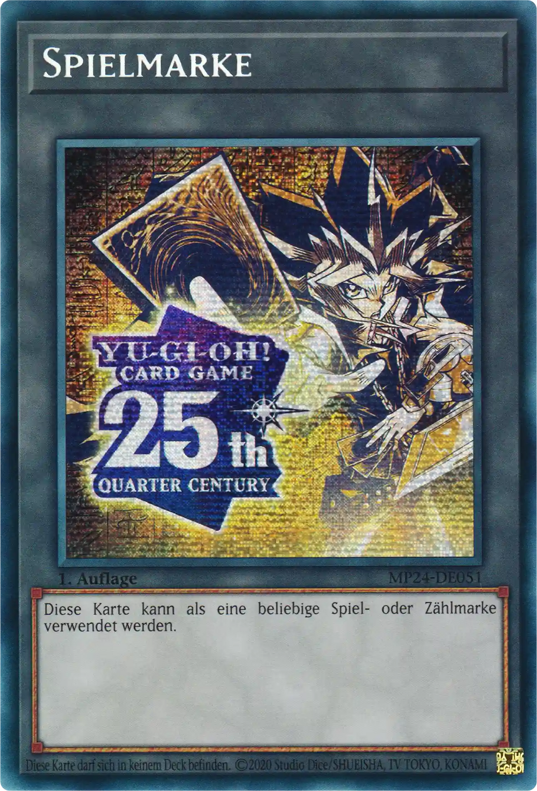 Yugi Muto Spielmarke Yu-Gi-Oh! Karte MP24-DE051 Secret Rare