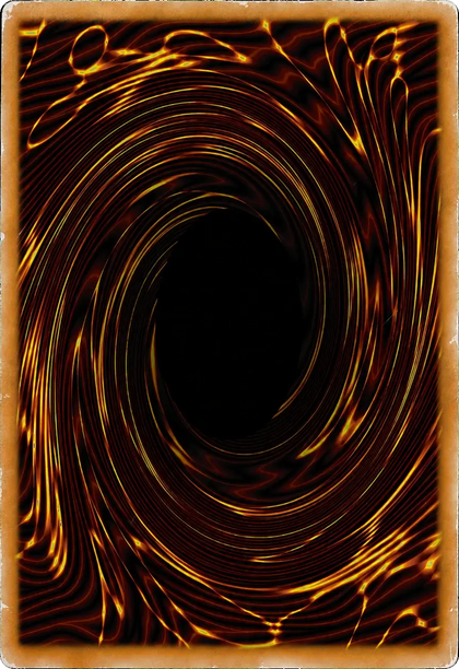 Beispiel einer Yu-Gi-Oh!-Kartenrückseite im Zustand Good
