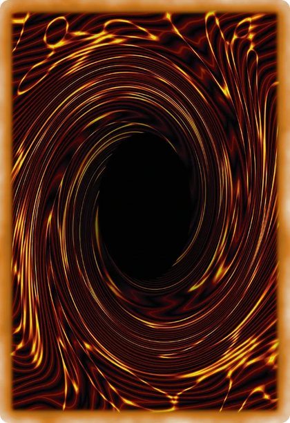 Beispiel einer Yu-Gi-Oh!-Kartenrückseite im Zustand Mint