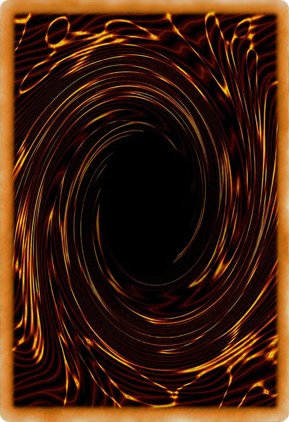 Beispiel einer Yu-Gi-Oh!-Kartenrückseite im Zustand Near Mint