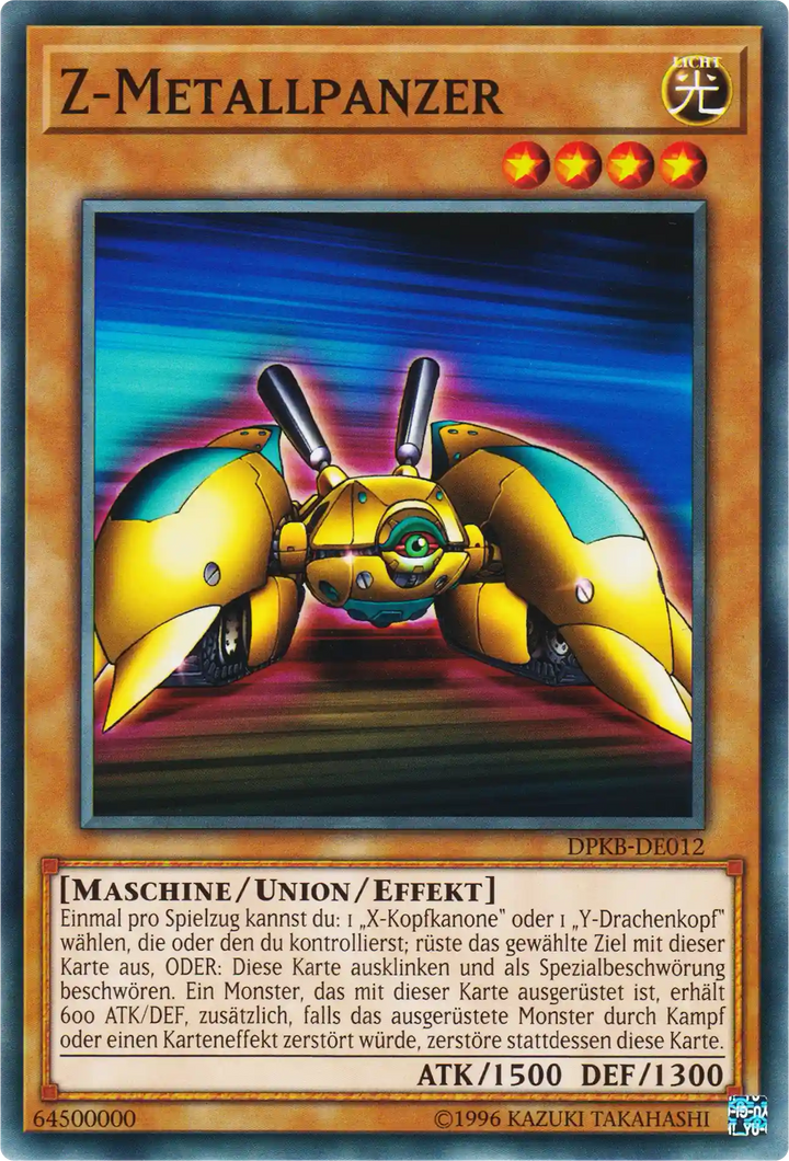 Z-Metallpanzer Yu-Gi-Oh! Karte DPKB-DE012 Common