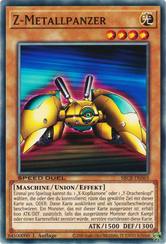 Z-Metallpanzer Yu-Gi-Oh! Karte SBCB-DE065 Common